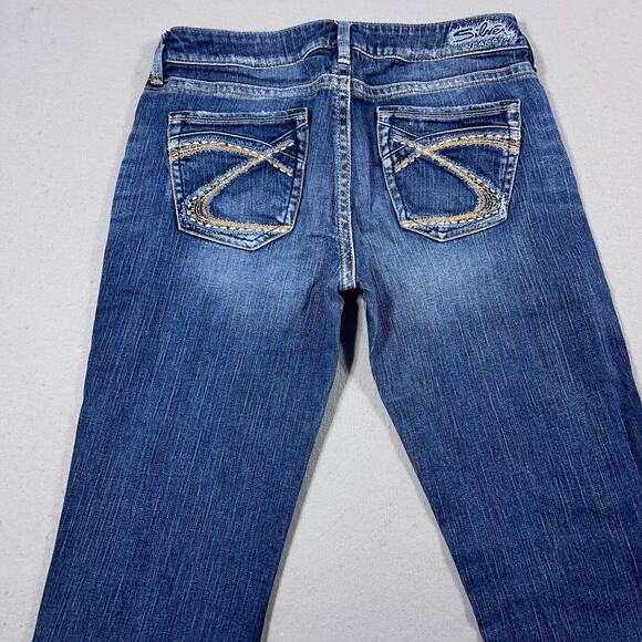 VTG Silver Jeans Eden Bootcut Jeans Women Size 27 Blue Low‎ Rise Stretch Canada - Picture 10 of 12